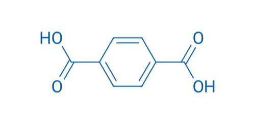 Terephthalic acid의 분자구조식