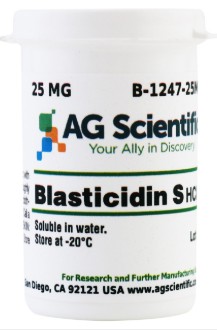 [AG Scientific 공식대리점 관련 업무대행/수입] Blasticidin S HCl