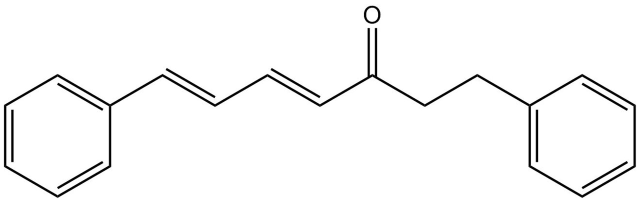 Alnustone의 분자구조식