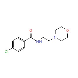Moclobemide의 분자구조식