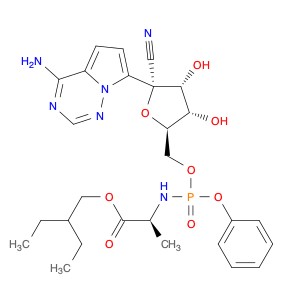 Remdesivir의 분자구조식