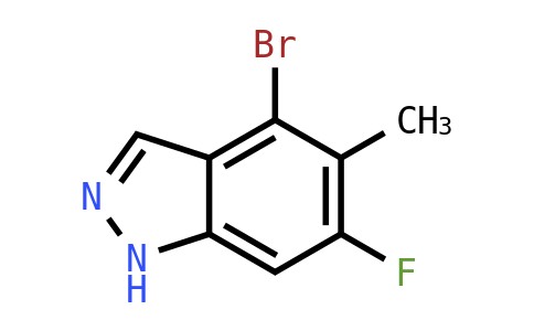 4-Bromo-6-fluoro-5-methyl-1H-indazole