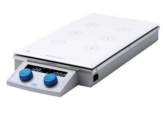 MAGNETIC HOT PLATE STIRRERS, DIGITAL, SIX-POSITION, 115V/60HZ or 230V/50-60HZ, 6 X 400ML, VELP