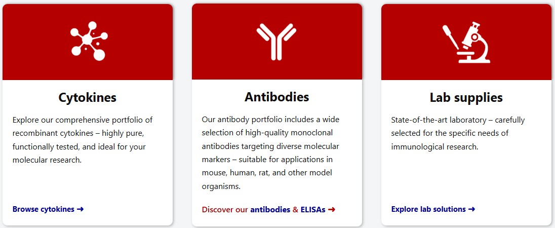 ImmunoTools를 대표하는 이미지