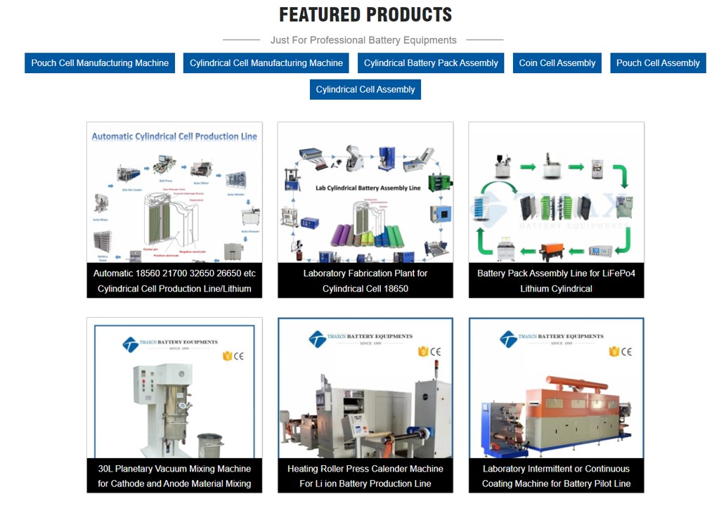 Tmax Battery Equipments를 대표하는 이미지